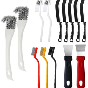 14-Piece Deep Cleaning Brush & Scraper Set